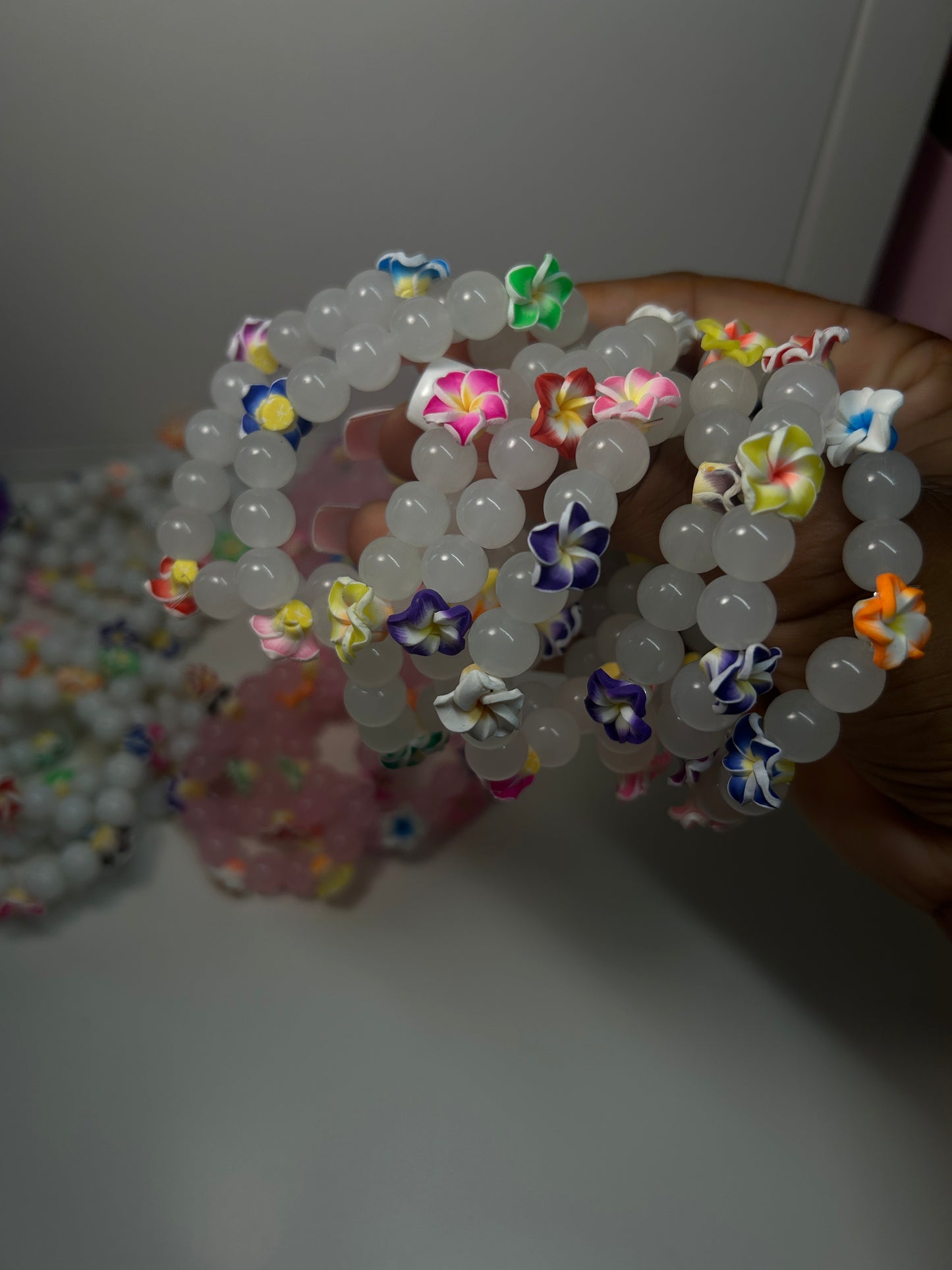 Plumeria Flower Bracelet (1pc)