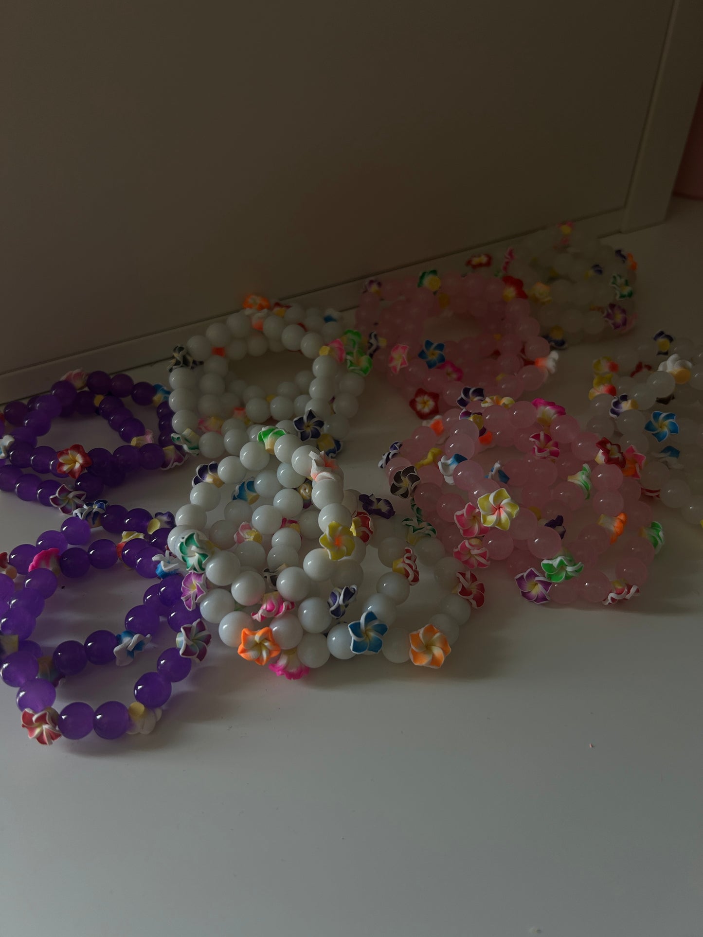 Plumeria Flower Bracelet (1pc)